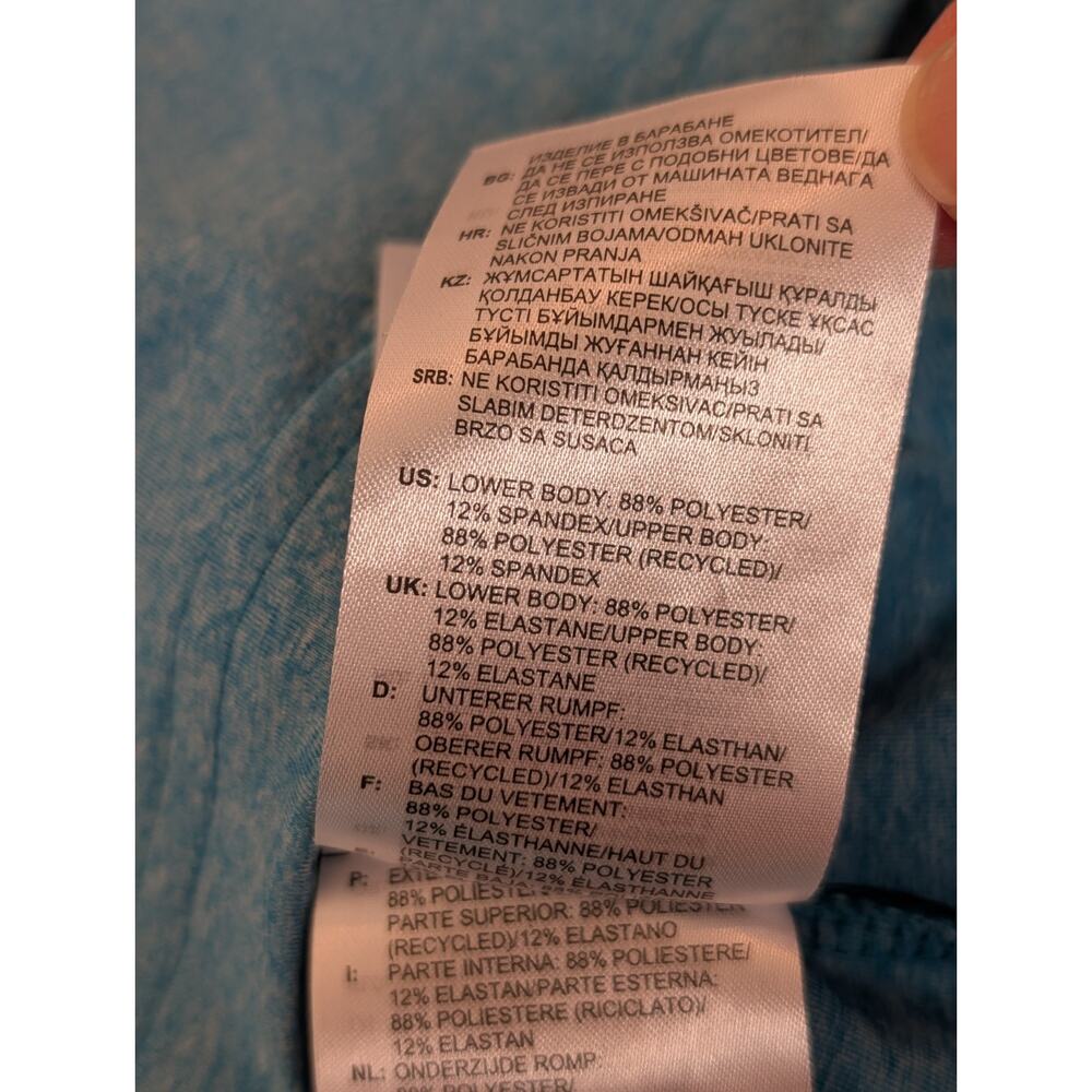 Adidas Men’s 2XL White Blue Color block Performance Golf Polo Stretch Breathable - Picture 9 of 9